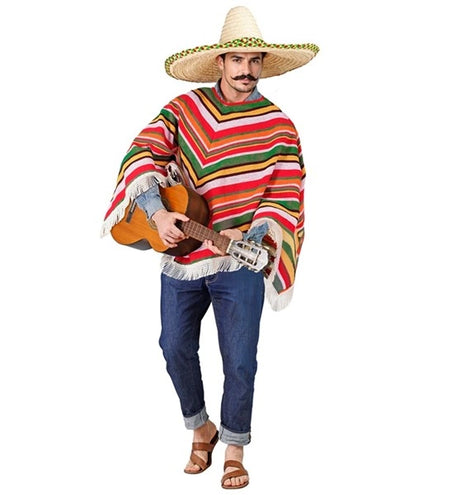 E-Carnavalskleding.nl Mexicaanse poncho Sanne