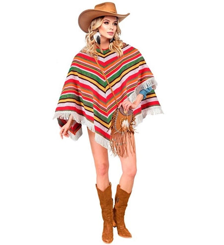 E-Carnavalskleding.nl Mexicaanse poncho Sanne