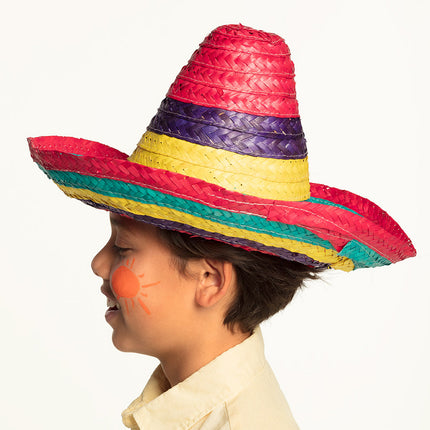 E-Carnavalskleding.nl Mexicaanse sombrero kind Puebla
