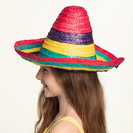 E-Carnavalskleding.nl Mexicaanse sombrero kind Puebla