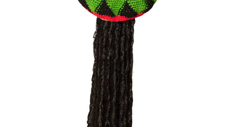 E-Carnavalskleding.nl Muts Rasta Jamaica met haren