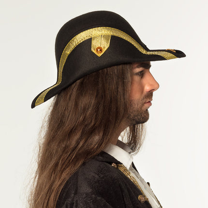 E-Carnavalskleding.nl Napoleon steek hoed Admiraal Bicorne