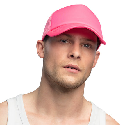 E-Carnavalskleding.nl Neon roze pet