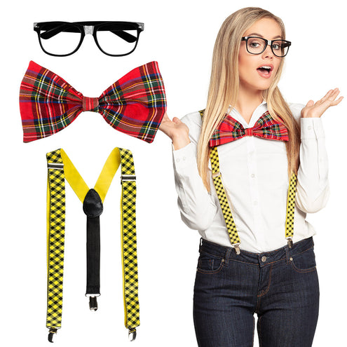 E-Carnavalskleding.nl Nerd verkleed set Witnit