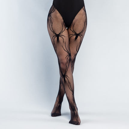 E-Carnavalskleding.nl Netpanty spinnen print Widow