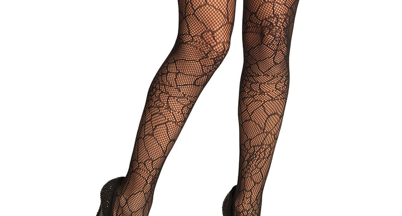 E-Carnavalskleding.nl Netpanty spinnenprint Halloween