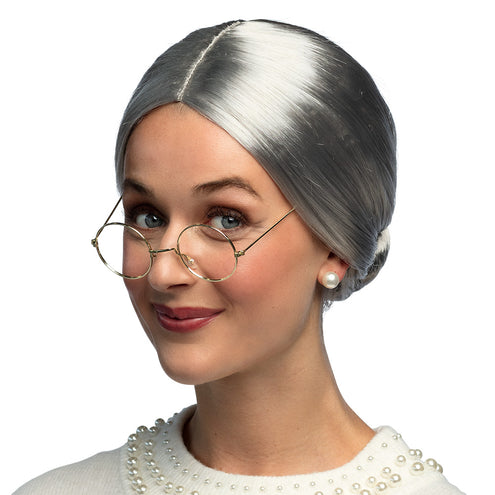 E-Carnavalskleding.nl Oma pruik Granny