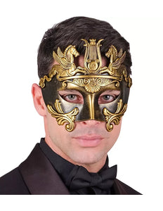 E-Carnavalskleding.nl Oogmasker grieks/romeins goud Mats