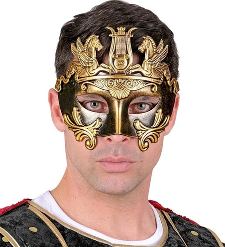E-Carnavalskleding.nl Oogmasker grieks/romeins goud Mats