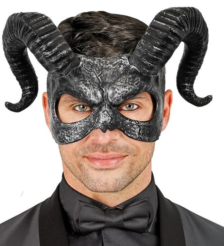 E-Carnavalskleding.nl Oogmasker met hoorn Ruben