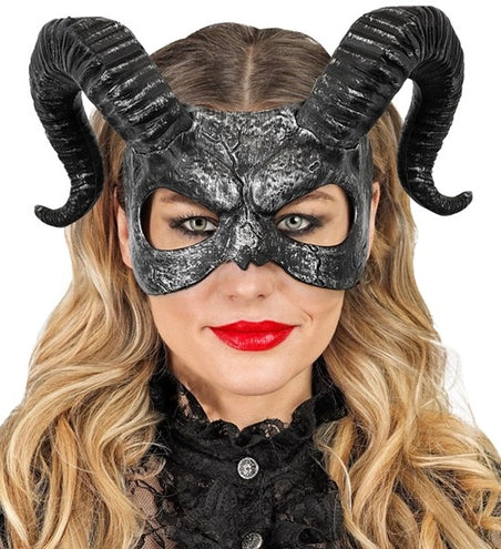 E-Carnavalskleding.nl Oogmasker met hoorn Ruben