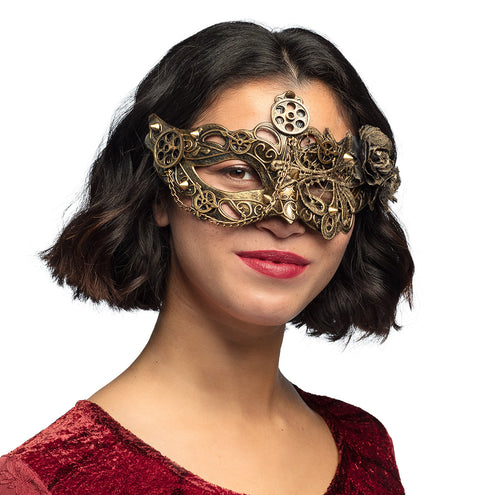 E-Carnavalskleding.nl Oogmasker Steamflower