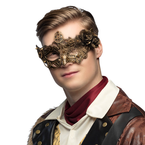 E-Carnavalskleding.nl Oogmasker Steamflower