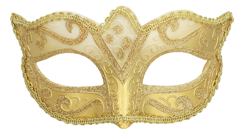 E-Carnavalskleding.nl Oogmasker Venice felina goud