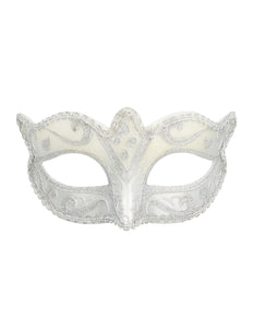 E-Carnavalskleding.nl Oogmasker Venice felina zilver