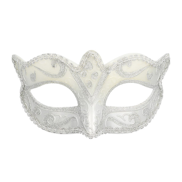 E-Carnavalskleding.nl Oogmasker Venice felina zilver