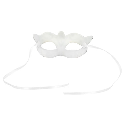 E-Carnavalskleding.nl Oogmasker Venice felina zilver