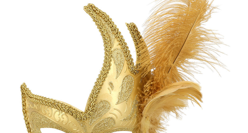 E-Carnavalskleding.nl Oogmasker Venice prezioso goud