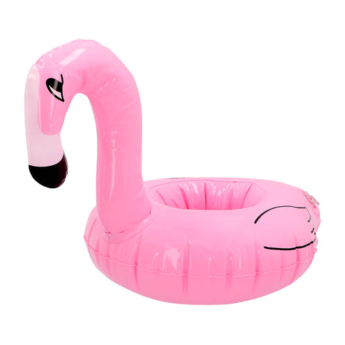 E-Carnavalskleding.nl Opblaasbare bekerhouder Flamingo
