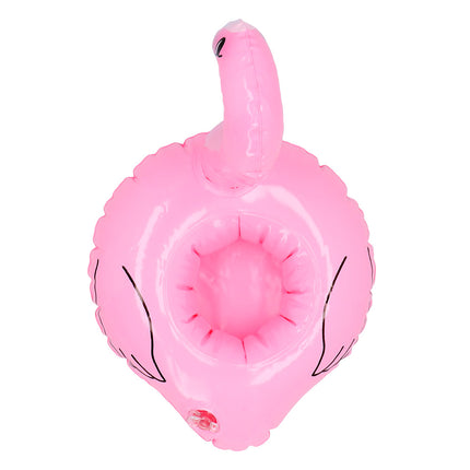 E-Carnavalskleding.nl Opblaasbare bekerhouder Flamingo