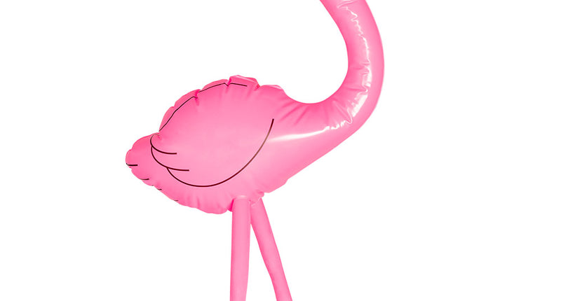 E-Carnavalskleding.nl Opblaasbare flamingo