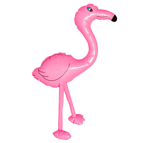 E-Carnavalskleding.nl Opblaasbare flamingo