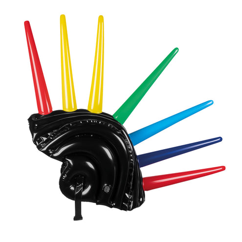 E-Carnavalskleding.nl Opblaasbare spikes helm