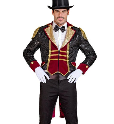 E-Carnavalskleding.nl Pailletten slipjas circus dompteur Heren