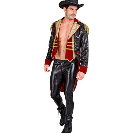 E-Carnavalskleding.nl Pailletten slipjas circus dompteur Heren