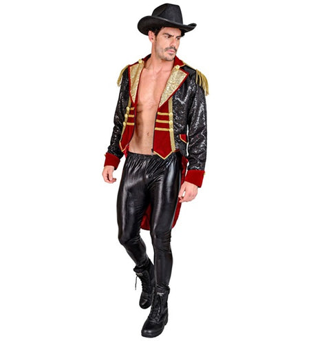 E-Carnavalskleding.nl Pailletten slipjas circus dompteur Heren