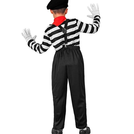 E-Carnavalskleding.nl Pantomime jongen kostuum Niels kind