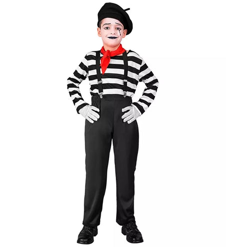 E-Carnavalskleding.nl Pantomime jongen kostuum Niels kind