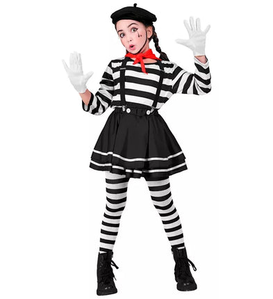 E-Carnavalskleding.nl Pantomime meisje kostuum Lara kind