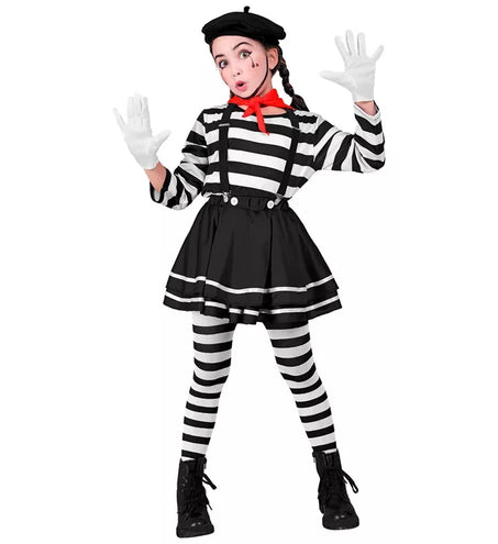 E-Carnavalskleding.nl Pantomime meisje kostuum Lara kind