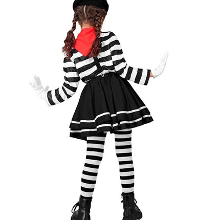 E-Carnavalskleding.nl Pantomime meisje kostuum Lara kind