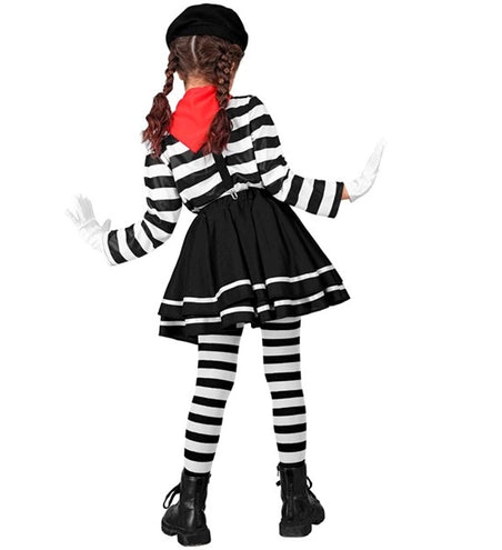 E-Carnavalskleding.nl Pantomime meisje kostuum Lara kind