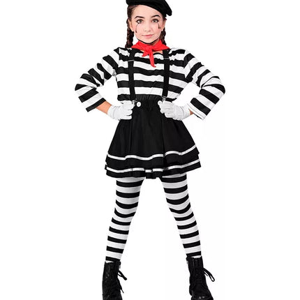 E-Carnavalskleding.nl Pantomime meisje kostuum Lara kind