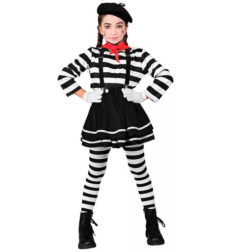 E-Carnavalskleding.nl Pantomime meisje kostuum Lara kind