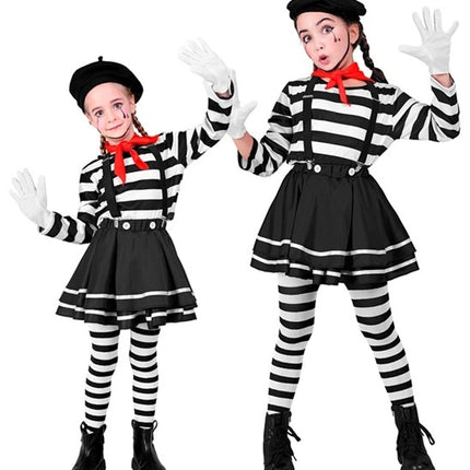 E-Carnavalskleding.nl Pantomime meisje kostuum Lara kind