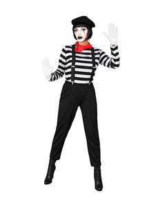 E-Carnavalskleding.nl Pantomine dame kostuum Sophie dames