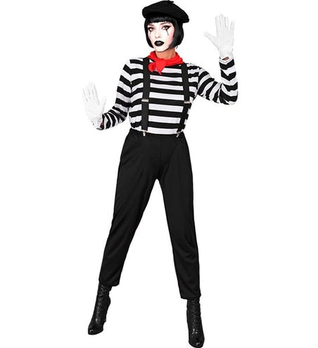 E-Carnavalskleding.nl Pantomine dame kostuum Sophie dames