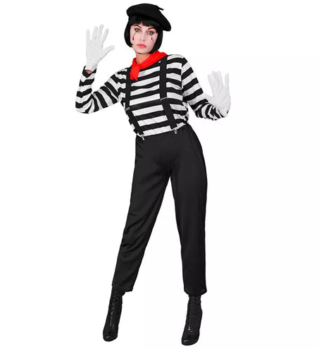 E-Carnavalskleding.nl Pantomine dame kostuum Sophie dames