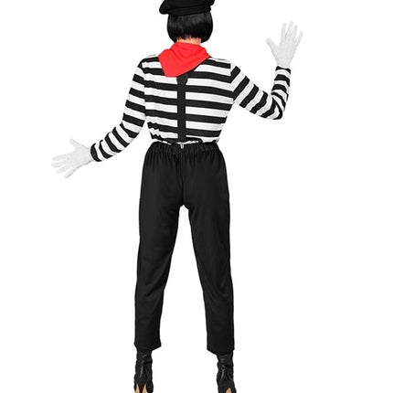 E-Carnavalskleding.nl Pantomine dame kostuum Sophie dames