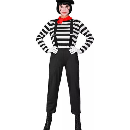 E-Carnavalskleding.nl Pantomine dame kostuum Sophie dames