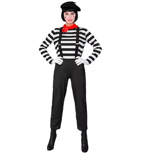 E-Carnavalskleding.nl Pantomine dame kostuum Sophie dames