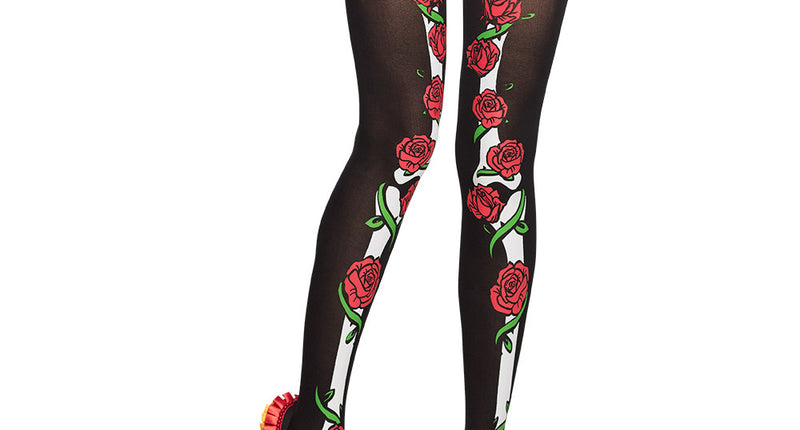 E-Carnavalskleding.nl Panty Day of the death La Muerte