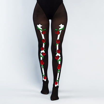 E-Carnavalskleding.nl Panty Day of the death La Muerte