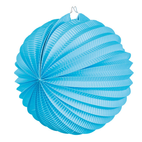 E-Carnavalskleding.nl Papieren ballonlampion blauw