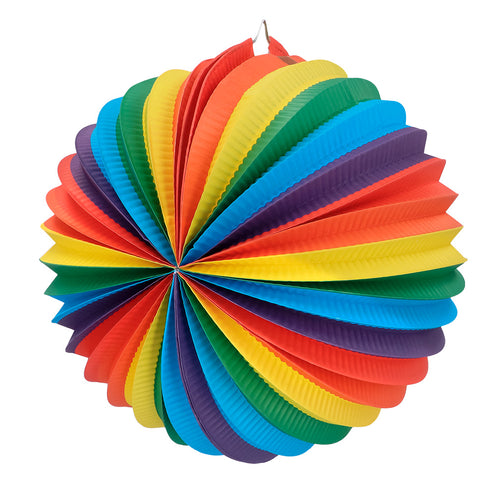 E-Carnavalskleding.nl Papieren ballonlampion Rainbow