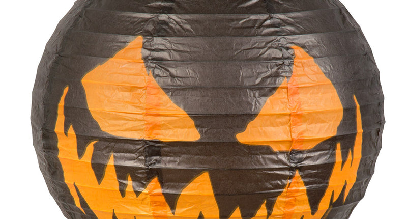 E-Carnavalskleding.nl Papieren lampion Creepy pumpkin